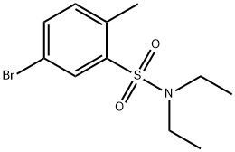 5-broMo-N,N-디에틸-2-메틸벤젠술폰아미드 구조식 이미지