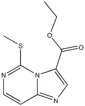 ethyl 5-(Methylthio)iMidazo[1,2-c]pyriMidine-3-carboxylate Structure