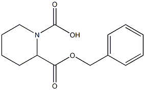 3-S-()-CBZ-piperidinecarboxylic acid Structure