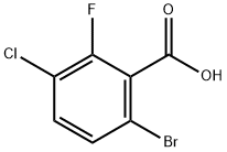 6-BroMo-3-chloro-2-fluorobenzoic acid Structure