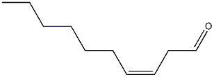 (Z)-dec-3-enal Structure