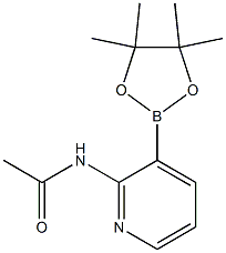 N-(3-(4,4,5,5-TETRAMETHYL-1,3,2-DIOXABOROLAN-2-YL)PYRIDIN-2-YL)ACETAMIDE Structure