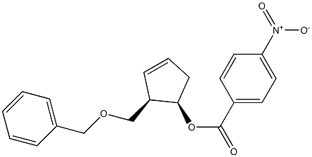(1R,2R)-2-((Benzyloxy)Methyl)cyclopent-3-en-1-yl 4-Nitrobenzoate Structure