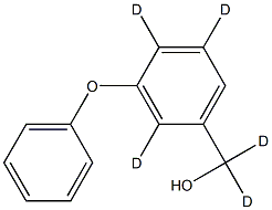 3-Phenoxybenzyl-d5 Alcohol Structure