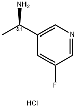 (R)-1-(5-fluoropyridin-3-yl)ethanaMine hydrochloride Structure