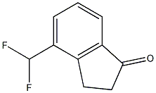 4-(difluoroMethyl)-2,3-dihydro-1H-inden-1-one Structure