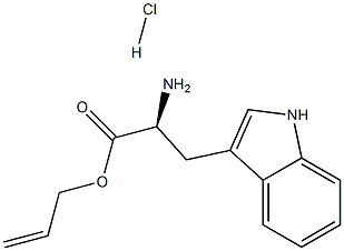 L-Tryptophan allyl ester hydrochloride 구조식 이미지