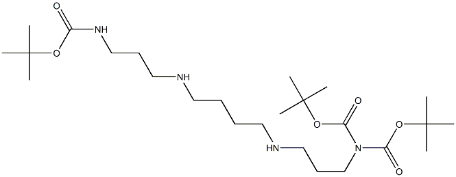 Tris-Boc-SperMine Structure