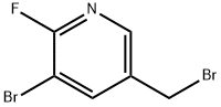 3-broMo-5-(broMoMethyl)-2-fluoropyridine 구조식 이미지