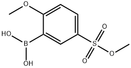 (2-Methoxy-5-(Methoxysulfonyl)phenyl)boronic acid 구조식 이미지