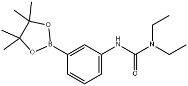 1,1-diethyl-3-(3-(4,4,5,5-tetraMethyl-1,3,2-dioxaborolan-2-yl)phenyl)urea 구조식 이미지