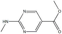 Methyl 2-(MethylaMino)pyriMidine-5-carboxylate Structure