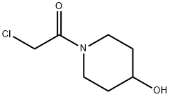 2-chloro-1-(4-hydroxypiperidin-1-yl)ethanone 구조식 이미지