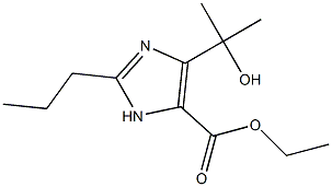 4-(1-hydroxy-1-Methylethyl)-2-propyl-1H-iMidazole-5-carboxylic acid ethyl ester Structure