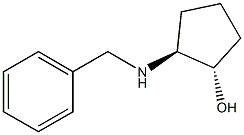 (1S, 2S)-2-Benzylamino-1-cyclopentanol 구조식 이미지