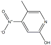 5-Methyl-4-nitropyridin-2-ol Structure