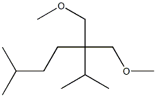 3,3-bis(MethoxyMethyl)-2,6-diMethylheptane Structure