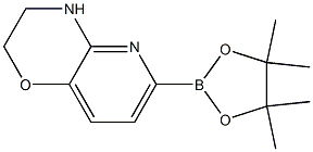 6-(4,4,5,5-tetraMethyl-1,3,2-dioxaborolan-2-yl)-3,4-dihydro-2H-pyrido[3,2-b][1,4]oxazine 구조식 이미지