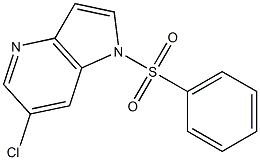 1-(Phenylsulphonyl)-6-chloro-4-azaindole 구조식 이미지