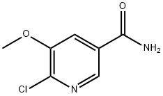 6-chloro-5-MethoxynicotinaMide Structure