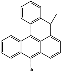 9-broMo-5,5-diMethyl-5H-naphtho[3,2,1-de]anthracene Structure