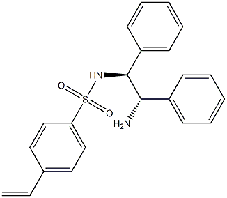 N-((1S,2S)-2-AMino-1,2-diphenylethyl)-4-vinylbenzensulfonaMide Structure