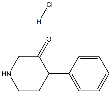 4-Phenylpiperidin-3-one hydrochloride 구조식 이미지