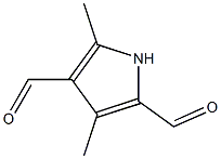 3,5-diMethyl-1H-pyrrole-2,4-dicarbaldehyde 구조식 이미지