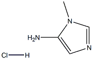 1-Methyl-1H-iMidazol-5-aMine hydrochloride Structure