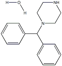 1-Benzhydrylpiperazine hydrate Structure