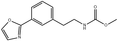 Methyl 3-(oxazol-2-yl)phenethylcarbaMate Structure