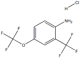 4-(TrifluoroMethoxy)-2-(trifluoroMethyl)aniline hydrochloride Structure