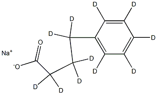 SodiuM Phenylbutyrate-d11 Structure