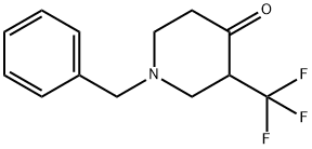 1-benzyl-3-(trifluoroMethyl)piperidin-4-one Structure