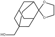 1-HydroxyMethyladaMantan-4-one Ethylene Ketal Structure