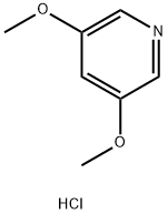 3,5-diMethoxypyridine hydrochloride 구조식 이미지