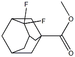 4,4-DIFLUOROADAMANTANE-1-CARBOXYLIC ACID METHYL ESTER Structure