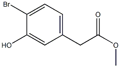 Methyl2-(4-broMo-3-hydroxyphenyl)acetate Structure