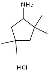 2,2,4,4-TetraMethylcyclopentanaMine hydrochloride 구조식 이미지