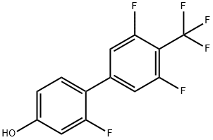 2-Fluoro-4-hydroxy-3',5'-difluoro-4'-(trifluoroMethyl)biphenyl Structure