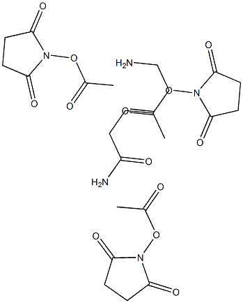 tris-SucciniMidyl (6-aMinocaproyl)aMinotriacetate 구조식 이미지