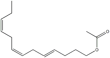 (4E,7Z,10Z)-trideca-4,7,10-trienyl acetate 구조식 이미지