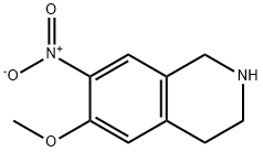 6-Methoxy-7-nitro-1,2,3,4-tetrahydro-isoquinoline 구조식 이미지