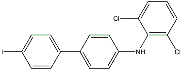 N-(2,6-Dichlorophenyl)-4'-iodo-[1,1'-biphenyl]-4-aMine Structure