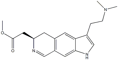 (R)-(3-(2-(DiMethylaMino)ethyl)-5,6-dihydro-1H-pyrrolo[3,2-g]isoquinolin-6-yl)Methyl Acetate 구조식 이미지