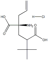 L-GlutaMic acid g-tert-butyl ester a-allyl ester hydrochloride Structure