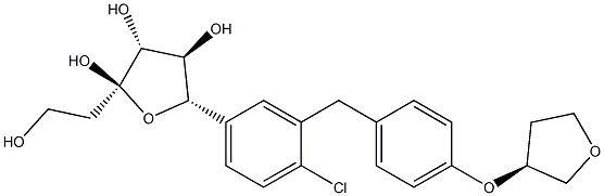  (2R,3R,4R,5S)-5-(4-chloro-3-(4-((S)-tetrahydrofuran-3-yloxy)benzyl)phenyl)-2-(2-hydroxyethyl)tetrahydrofuran-2,3,4-triol