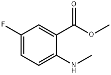 Methyl 5-fluoro-2-(MethylaMino)benzoate Structure