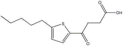 4-oxo-4-(5-pentylthiophen-2-yl)butanoic acid Structure