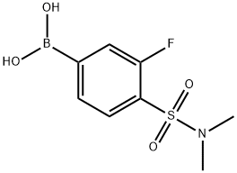 (4-(N,N-diMethylsulfaMoyl)-3-fluorophenyl)boronic acid Structure